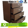 Cabinet de chevet de casier en bois d&#39;hôpital